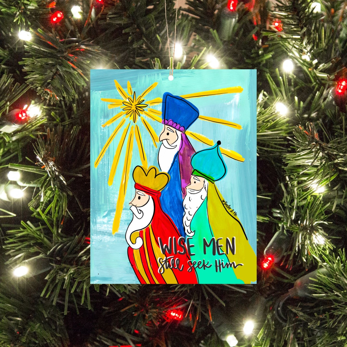 Colorful Wise Men Still Seek Him Ornament