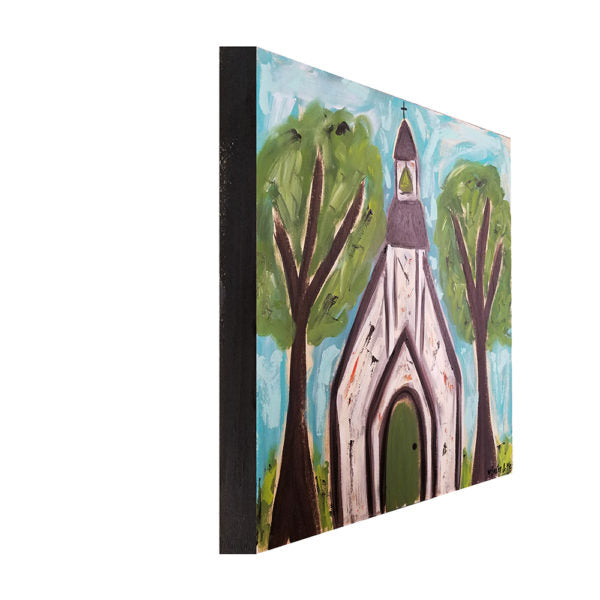 Simple Church - Wrapped Canvas, 20" x 20"