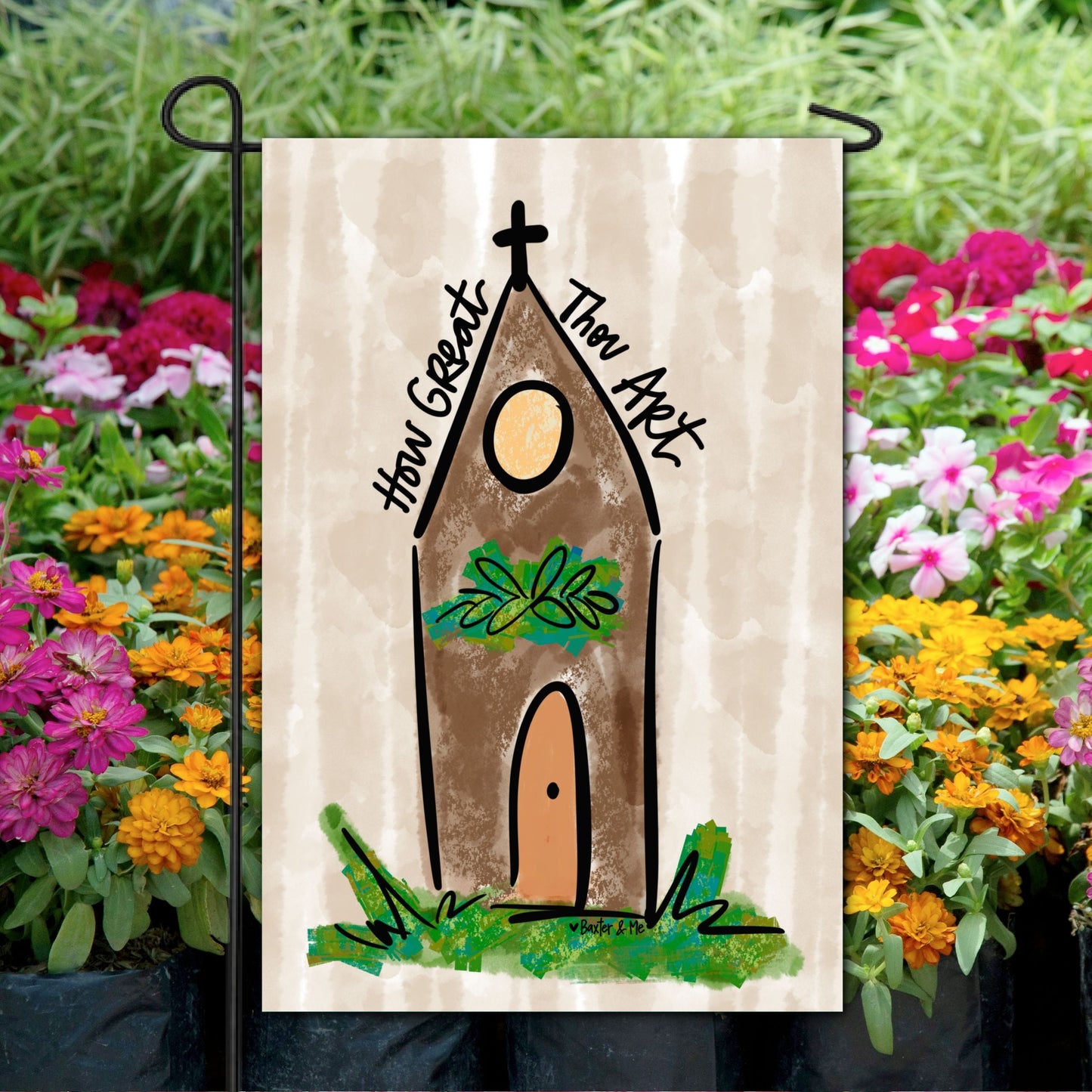 How Great Thou Art Garden Flag