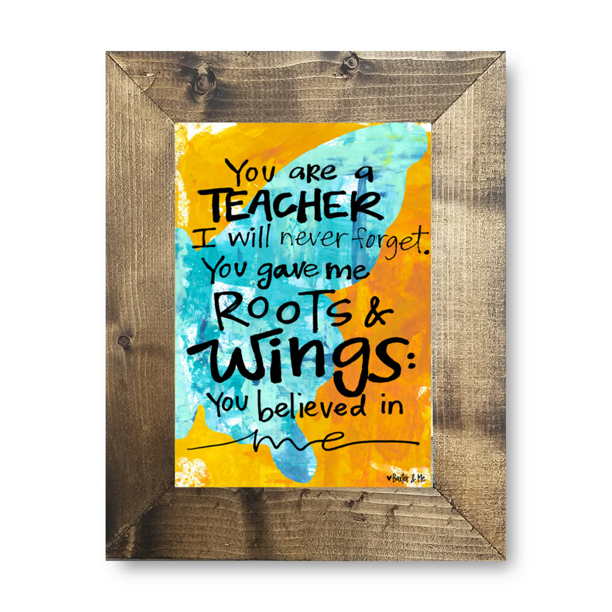 Roots & Wings - Framed Art, 8" x 10"