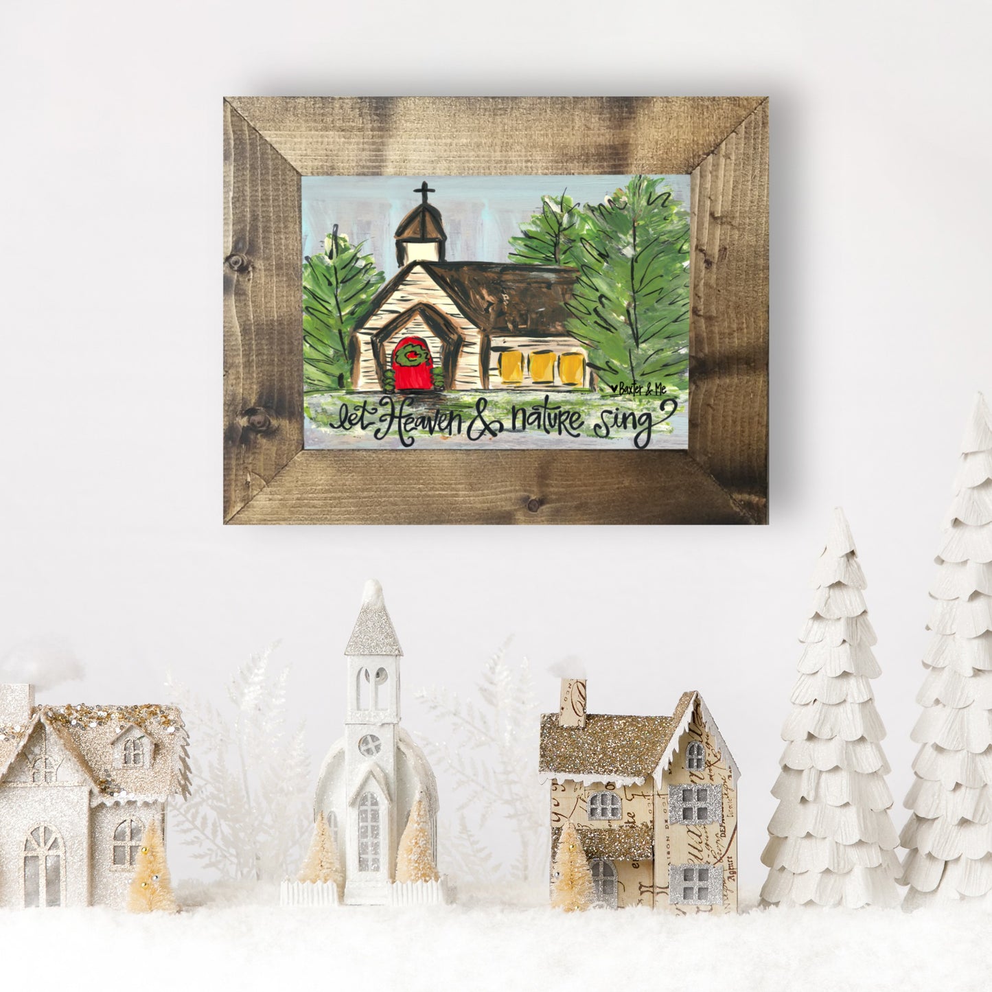 Let Heaven And Nature Sing - Framed Art