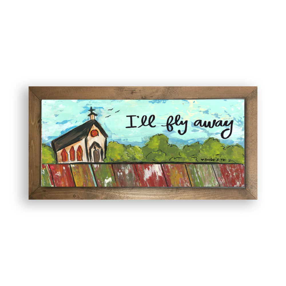 I'll Fly Away - Framed Art