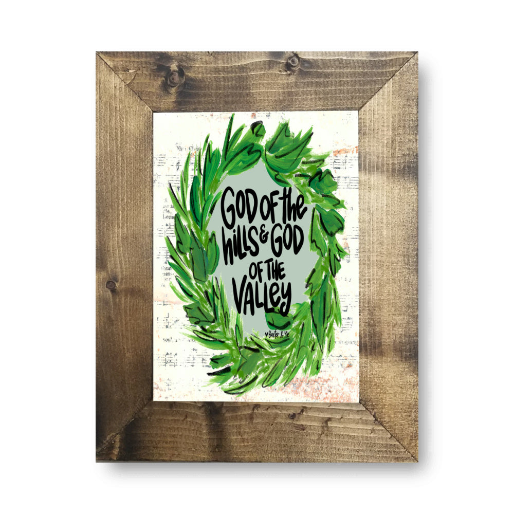 Hills & Valleys Framed Art