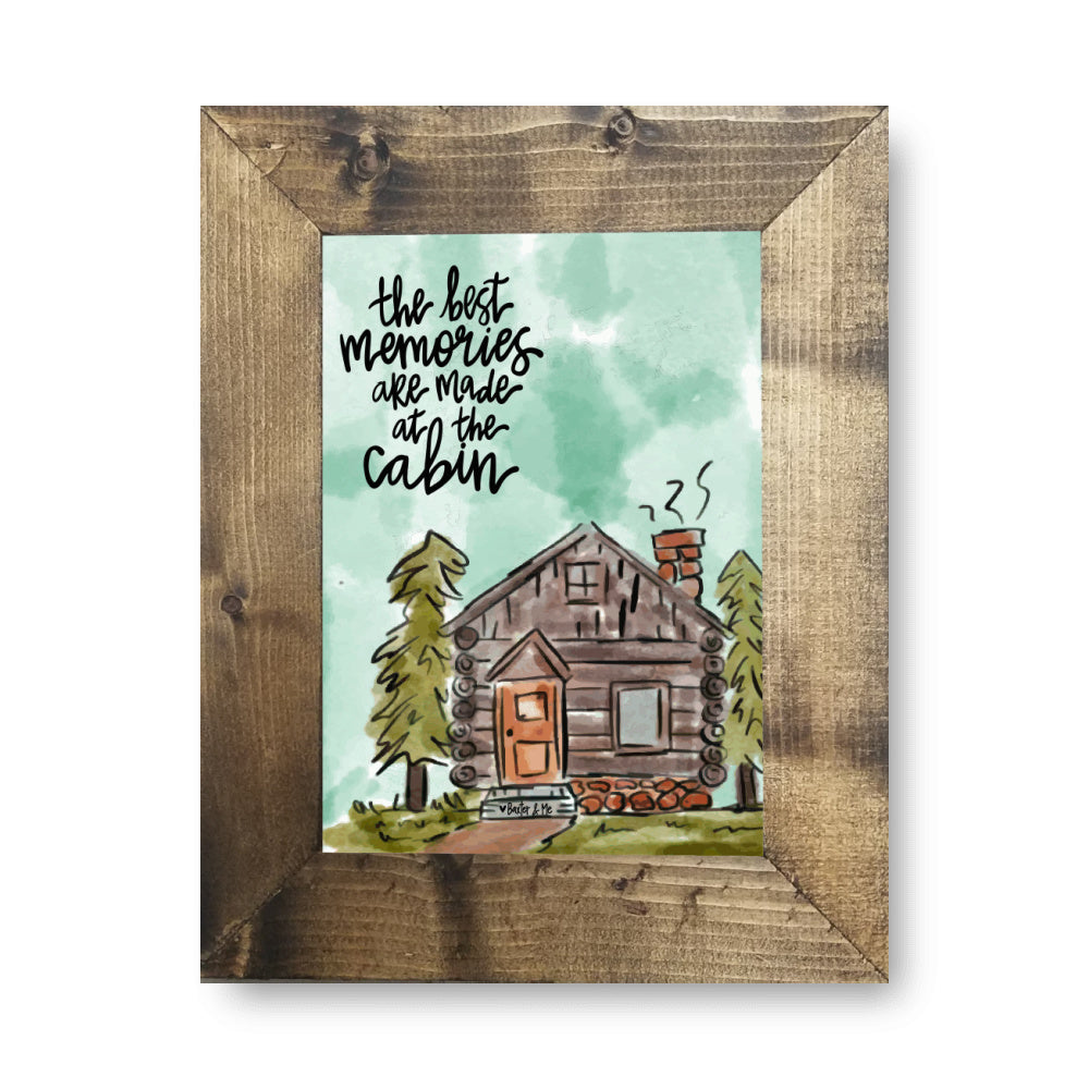 Cabin Memories Framed Art
