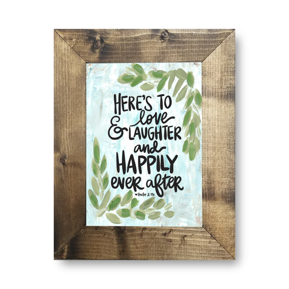 Happily Ever After Framed Art