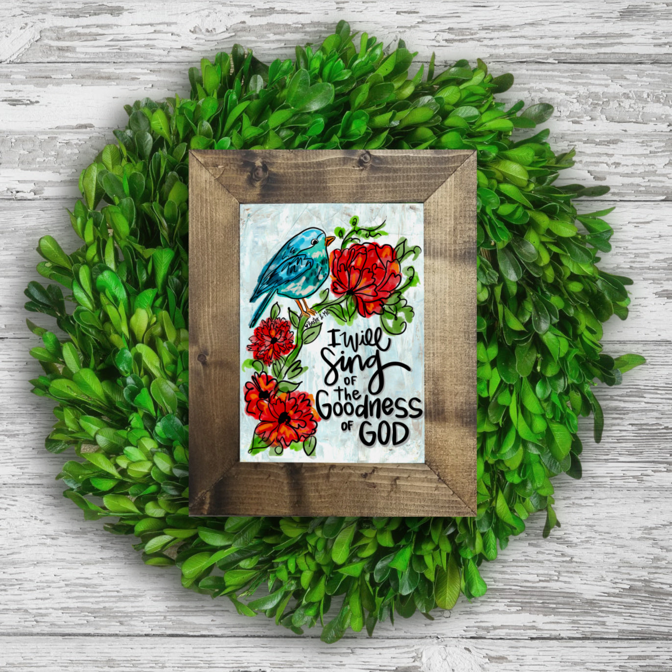 Goodness of God Framed Art