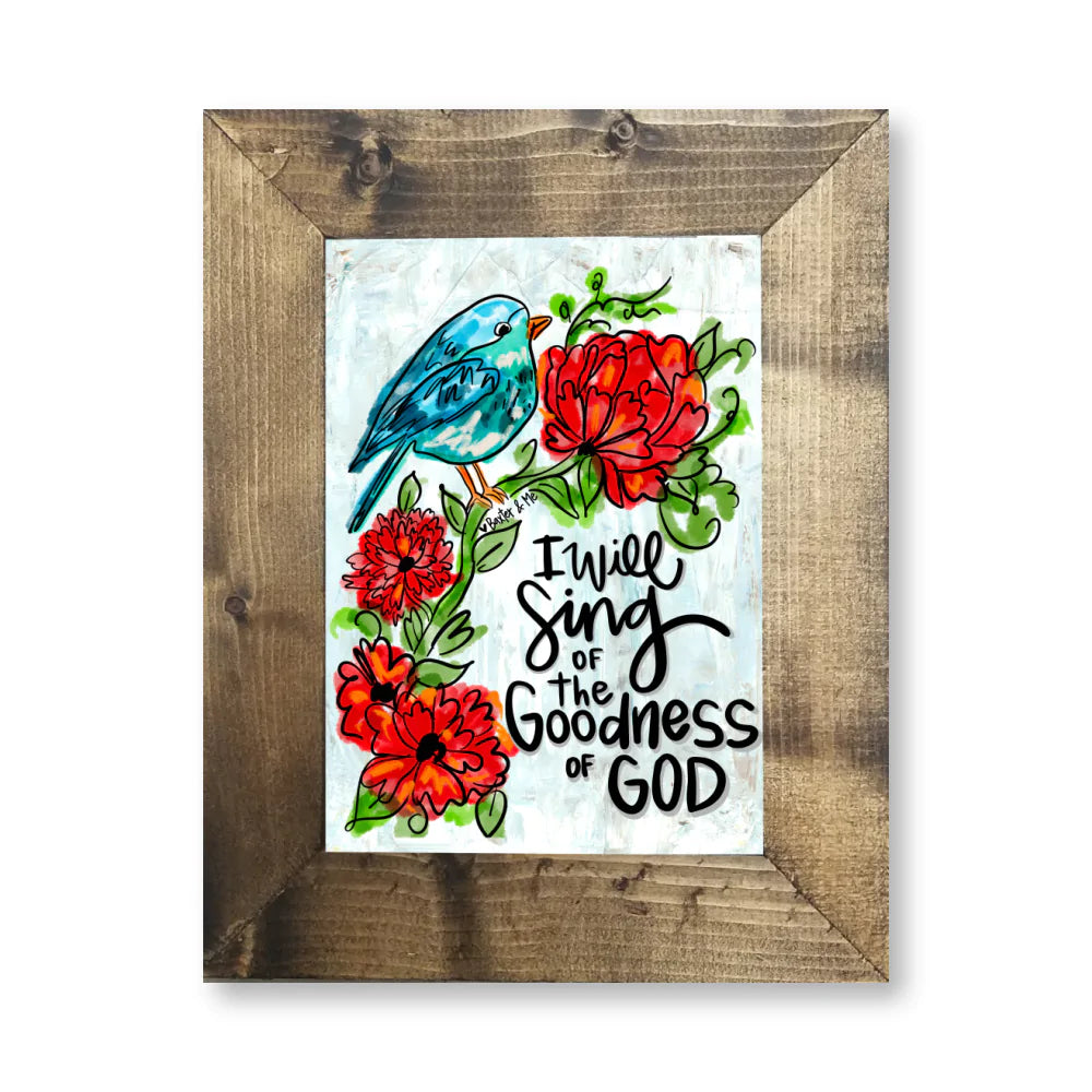 Goodness of God Framed Art