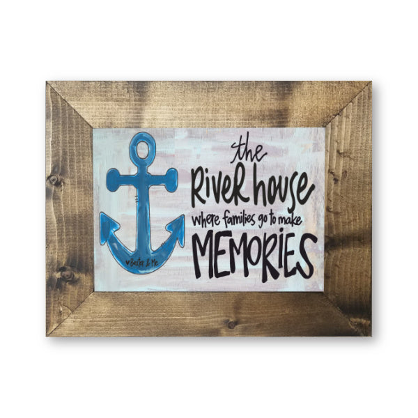 River House Memories - Framed Art