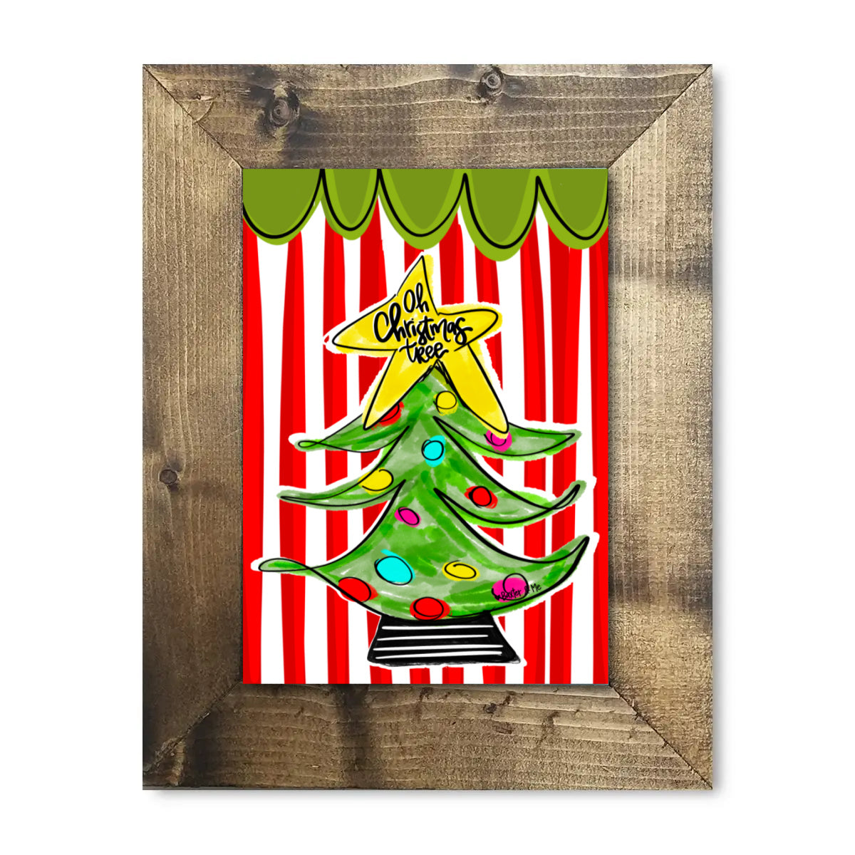 Oh Christmas Tree Framed Art
