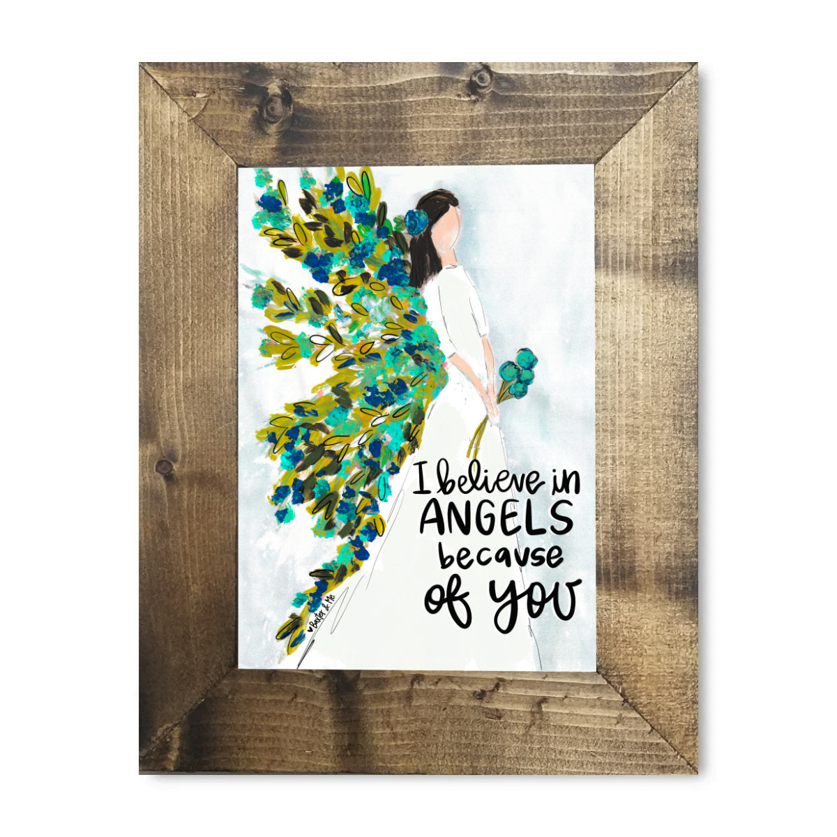 I Believe in Angels Framed Art