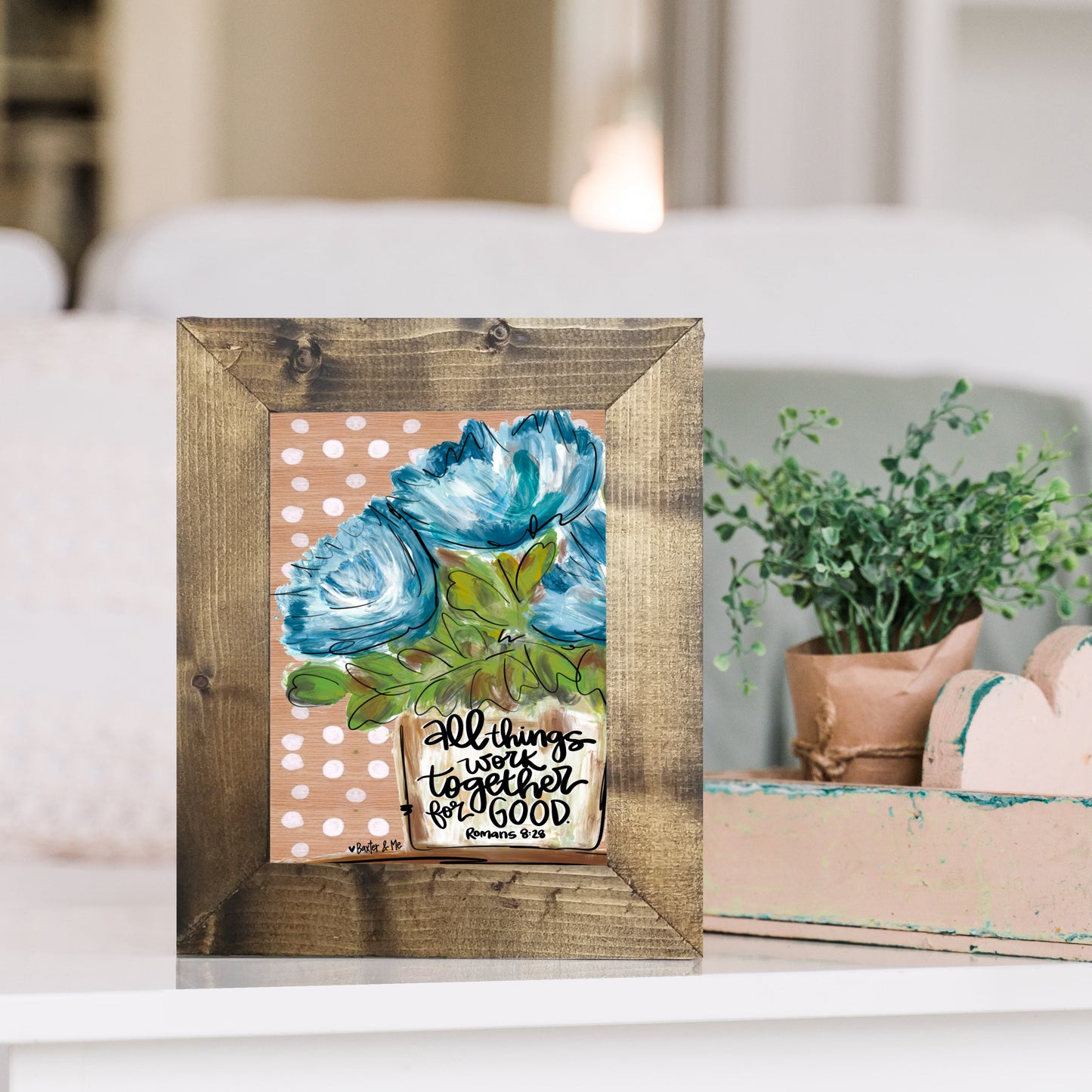 All Things Work Together Framed Art