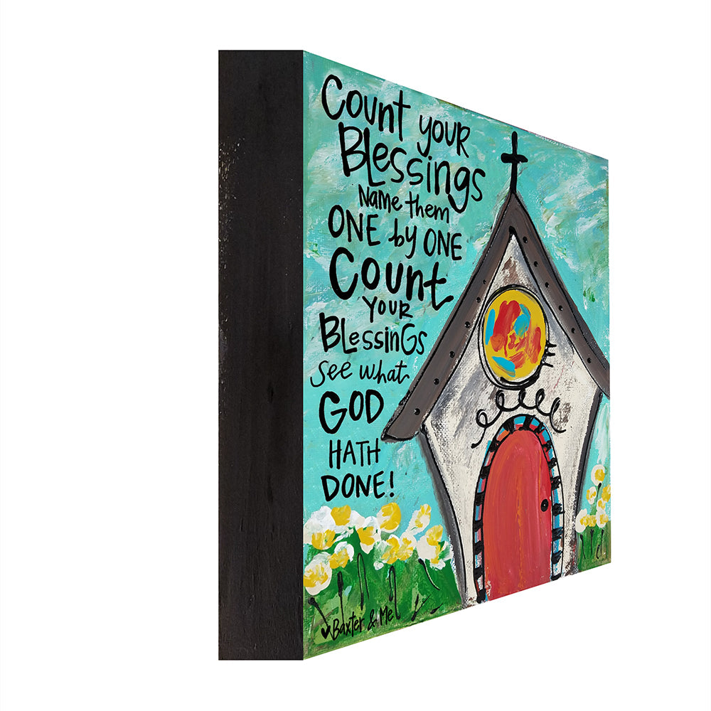 Count Your Blessings - Wrapped Canvas
