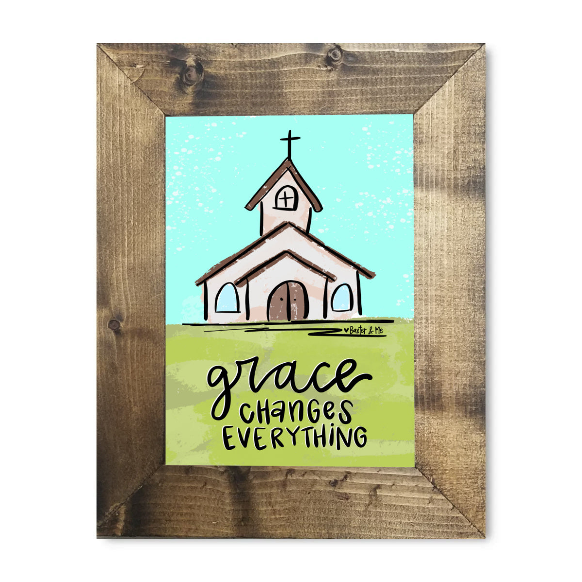 Grace Changes Everything Framed Art