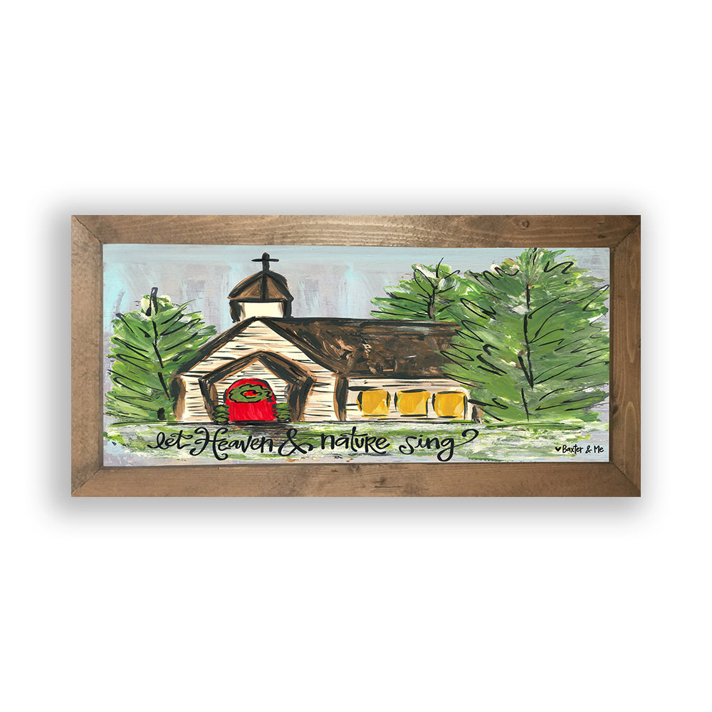 Let Heaven And Nature Sing - Framed Art