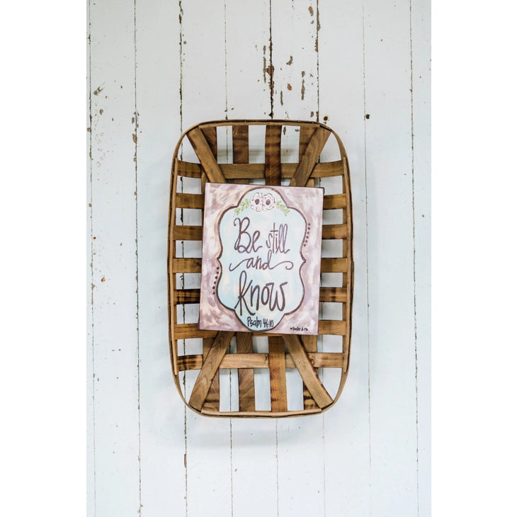 Be Still & Know - Wrapped Canvas