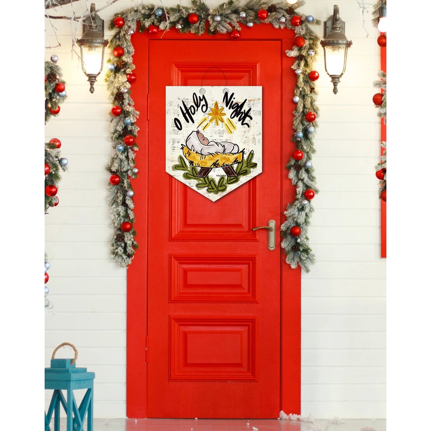 O Holy Night Door Hanger