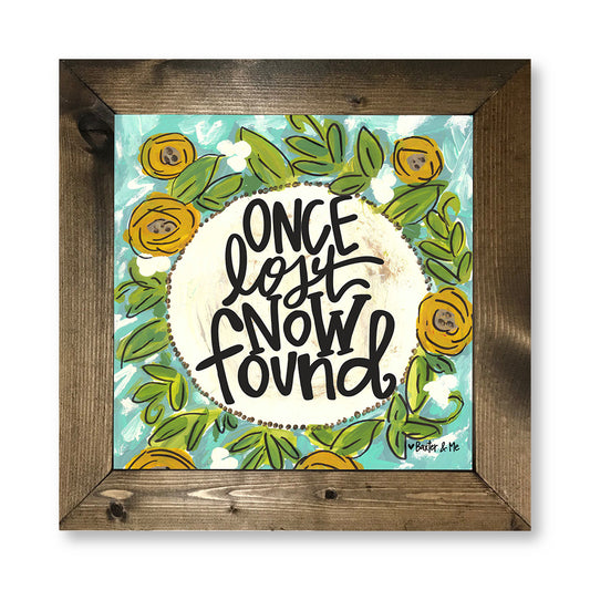 Once Lost Now Found - Framed Art