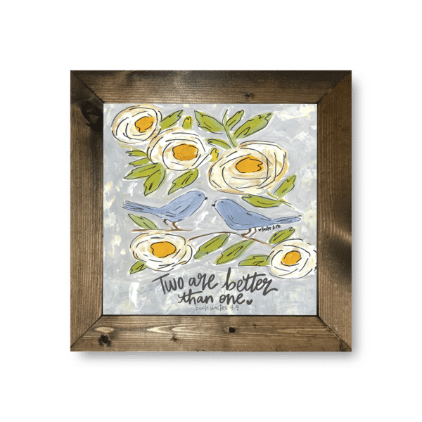 Two Are Better Than One - Framed Art