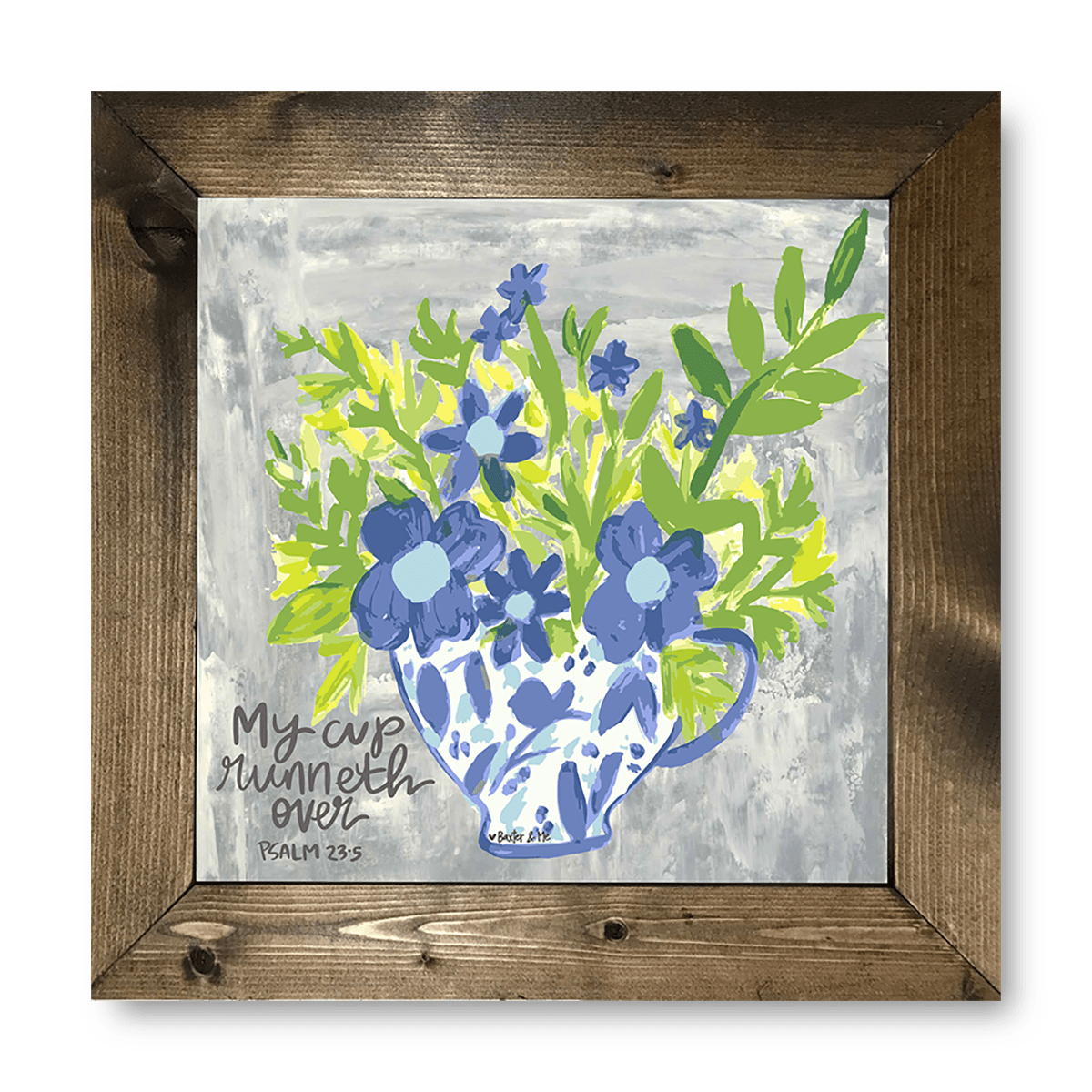 My Cup Runneth Over - Framed Art
