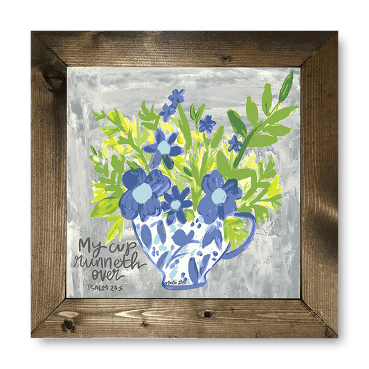 My Cup Runneth Over - Framed Art