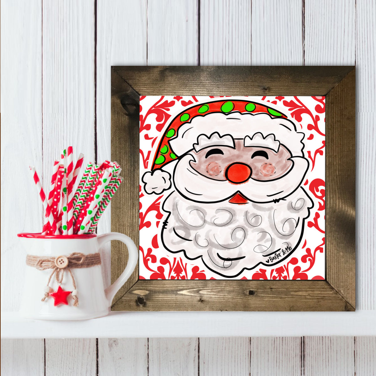 Santa - Framed Art