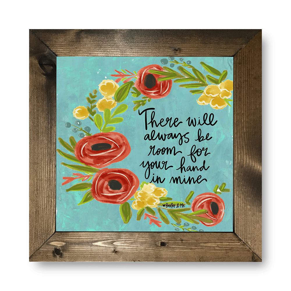 Your Hand In Mine - Framed Art