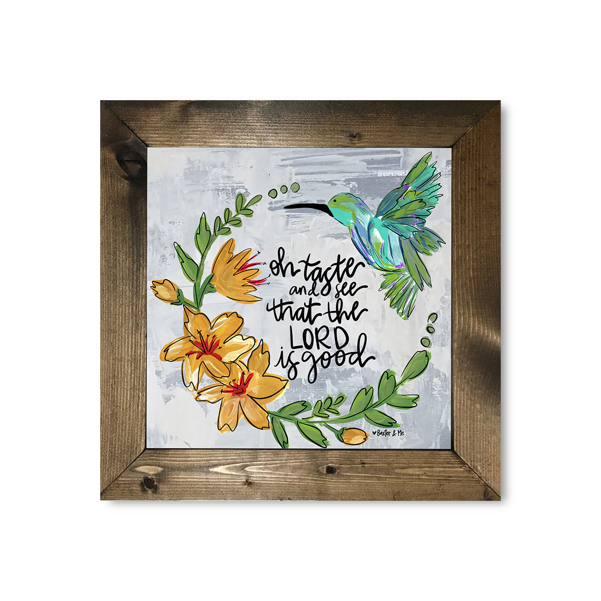 O Taste & See - Framed Art