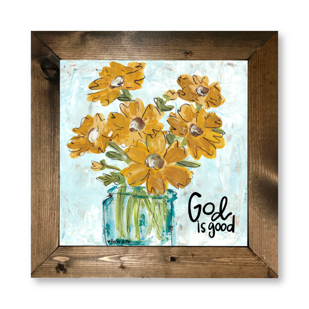 God is Good Framed Art
