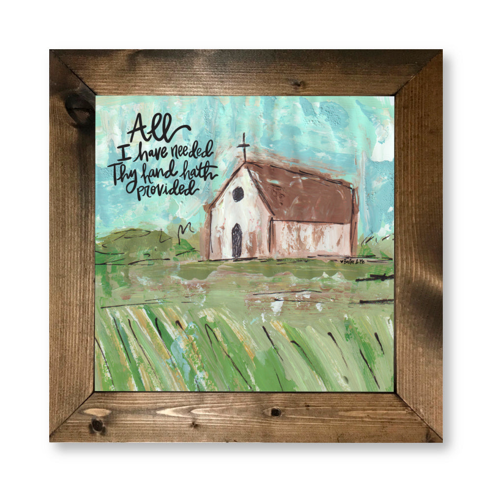 Thy Hand Framed Art