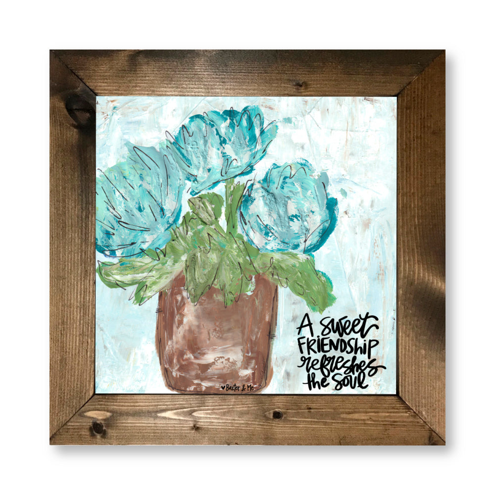 Sweet Friendship Framed Art