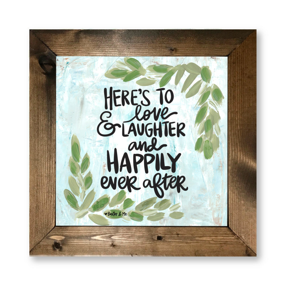 Happily Ever After Framed Art