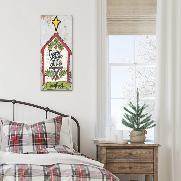 Glory To God - Wrapped Canvas