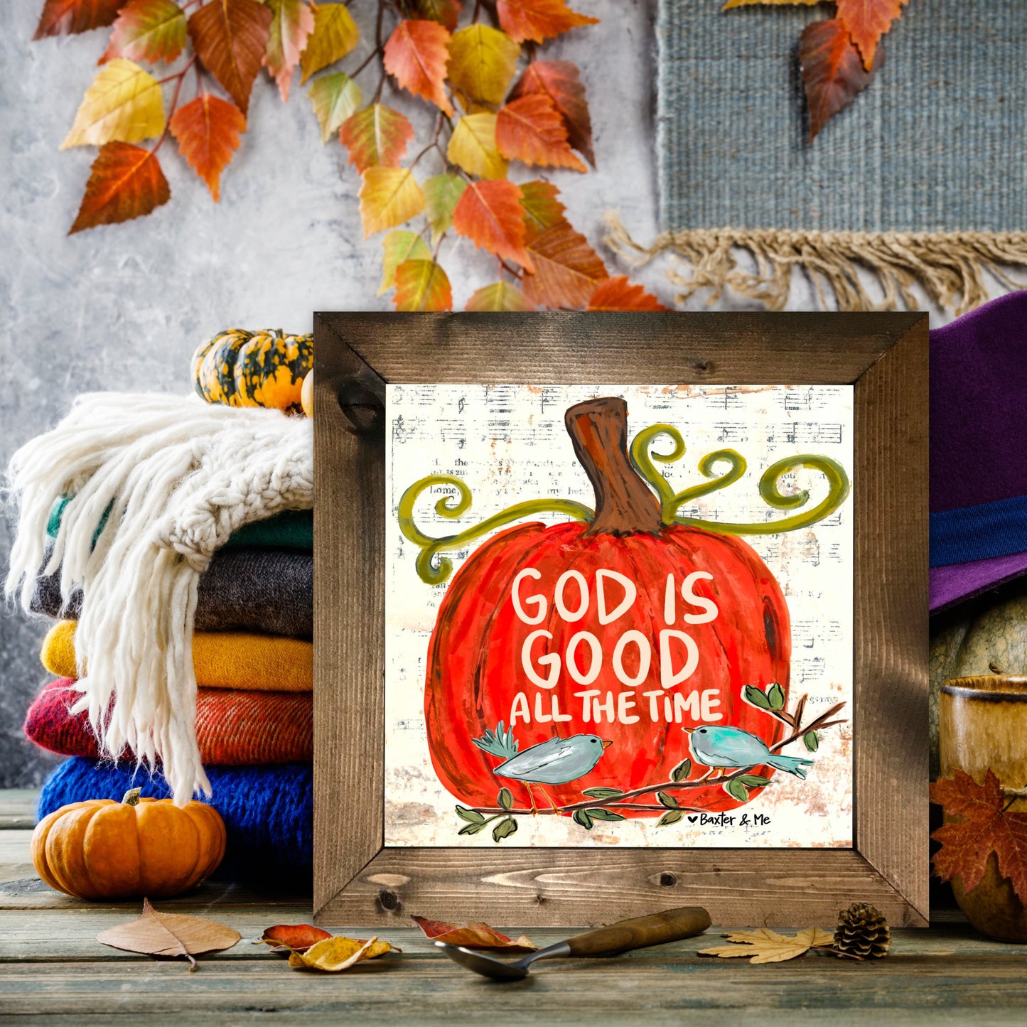 God is Good All the Time Framed Art