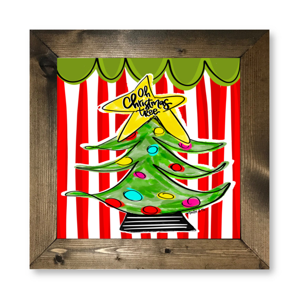 Oh Christmas Tree Framed Art