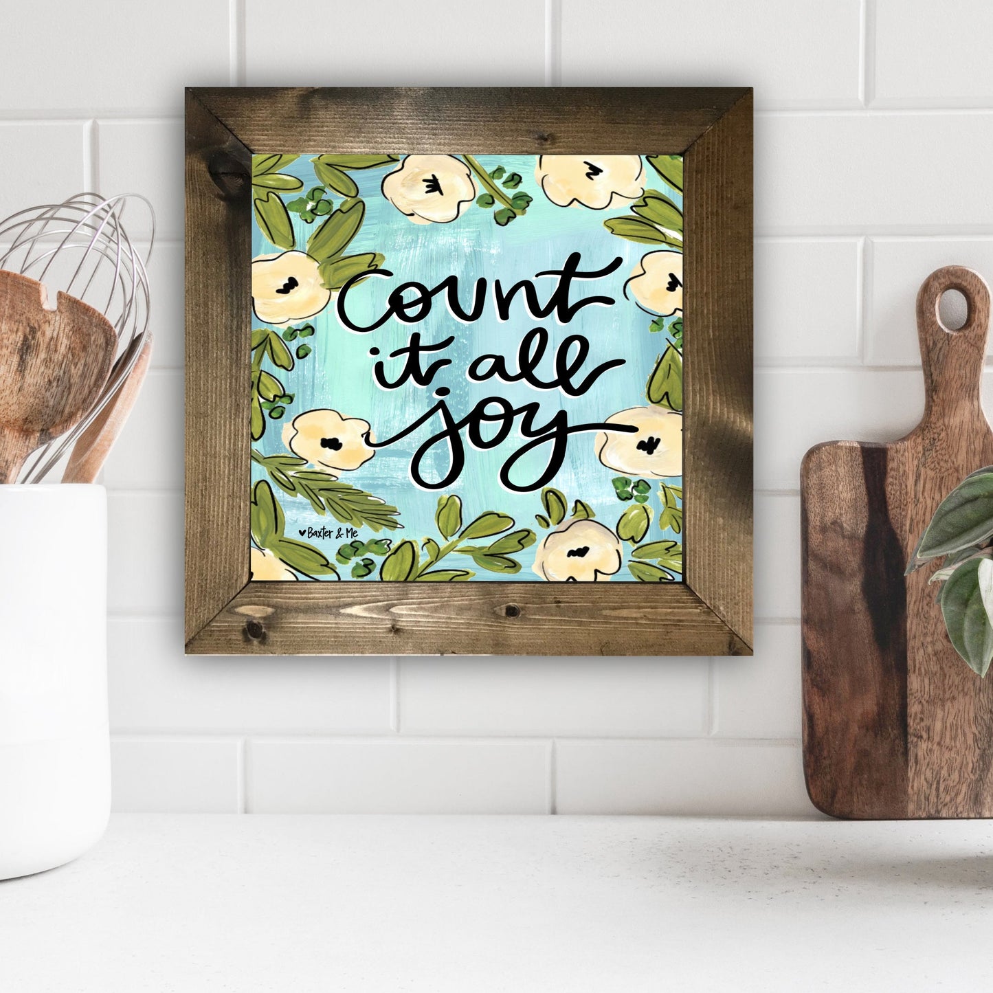 Count it All Joy Framed Art
