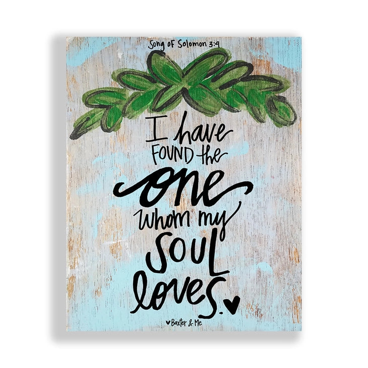 I Have Found The One - Wrapped Canvas