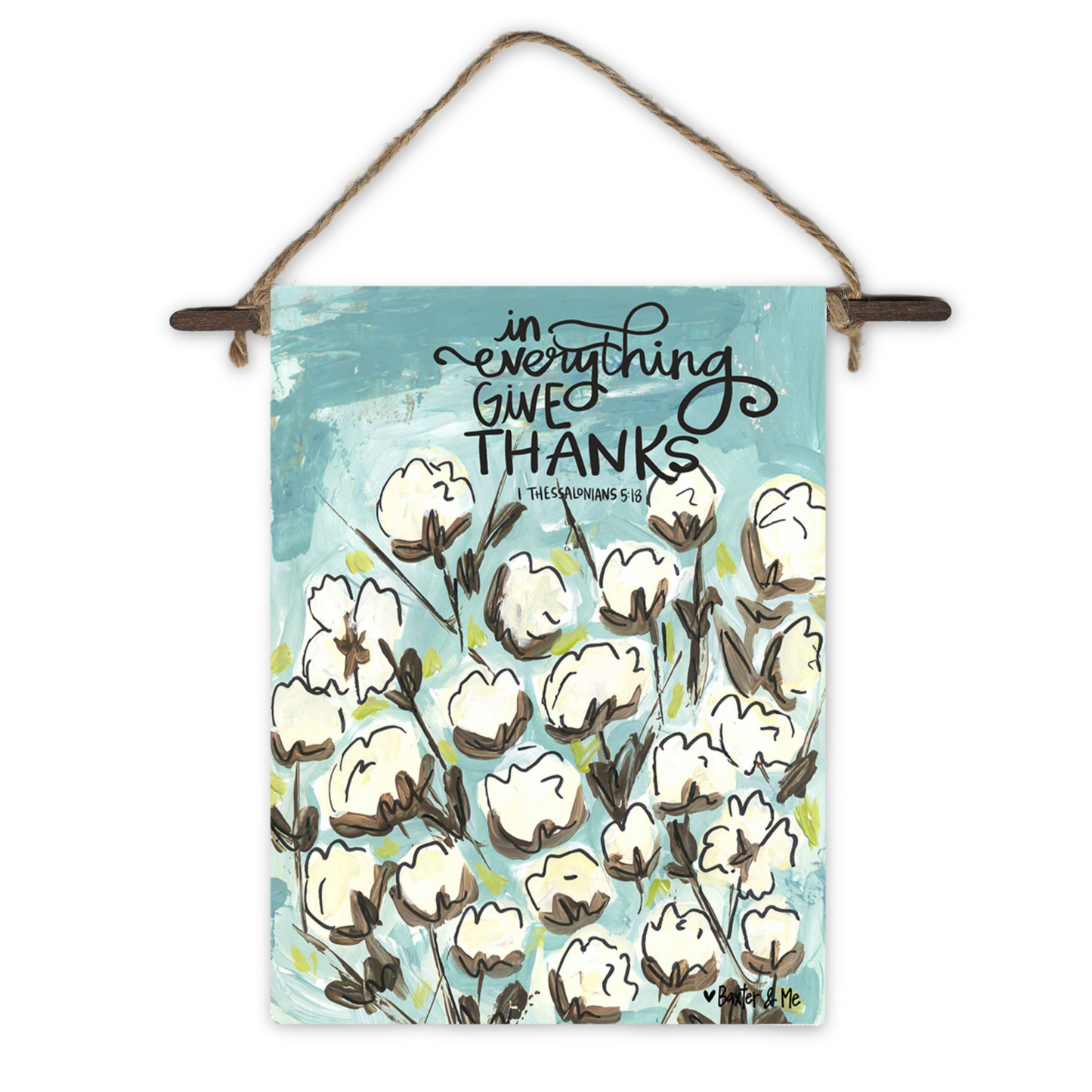 Give Thanks Mini Wall Hanging