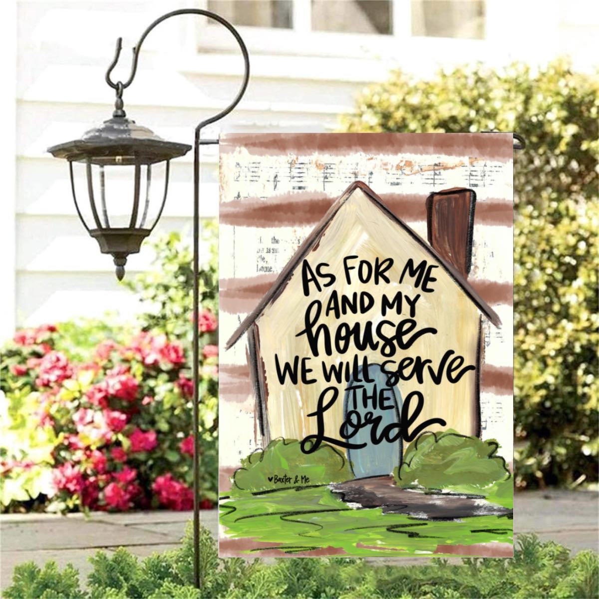 As For Me & My House Garden Flag