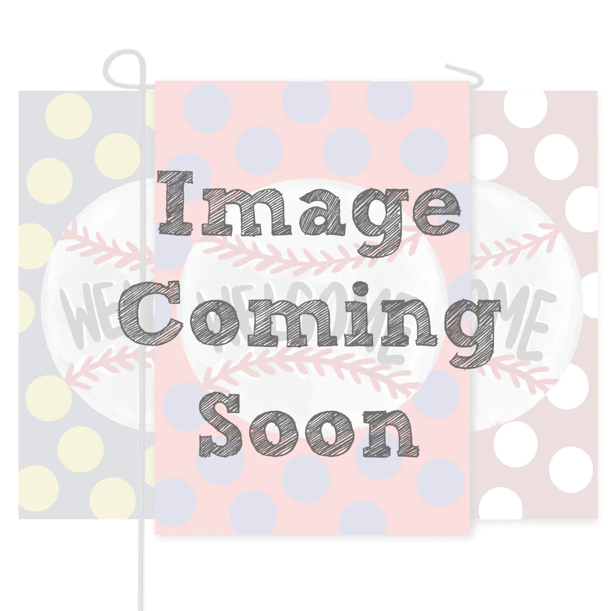 Baseball Team Colors Garden Flag