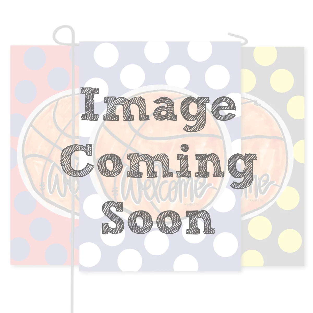 Basketball Team Colors Garden Flag