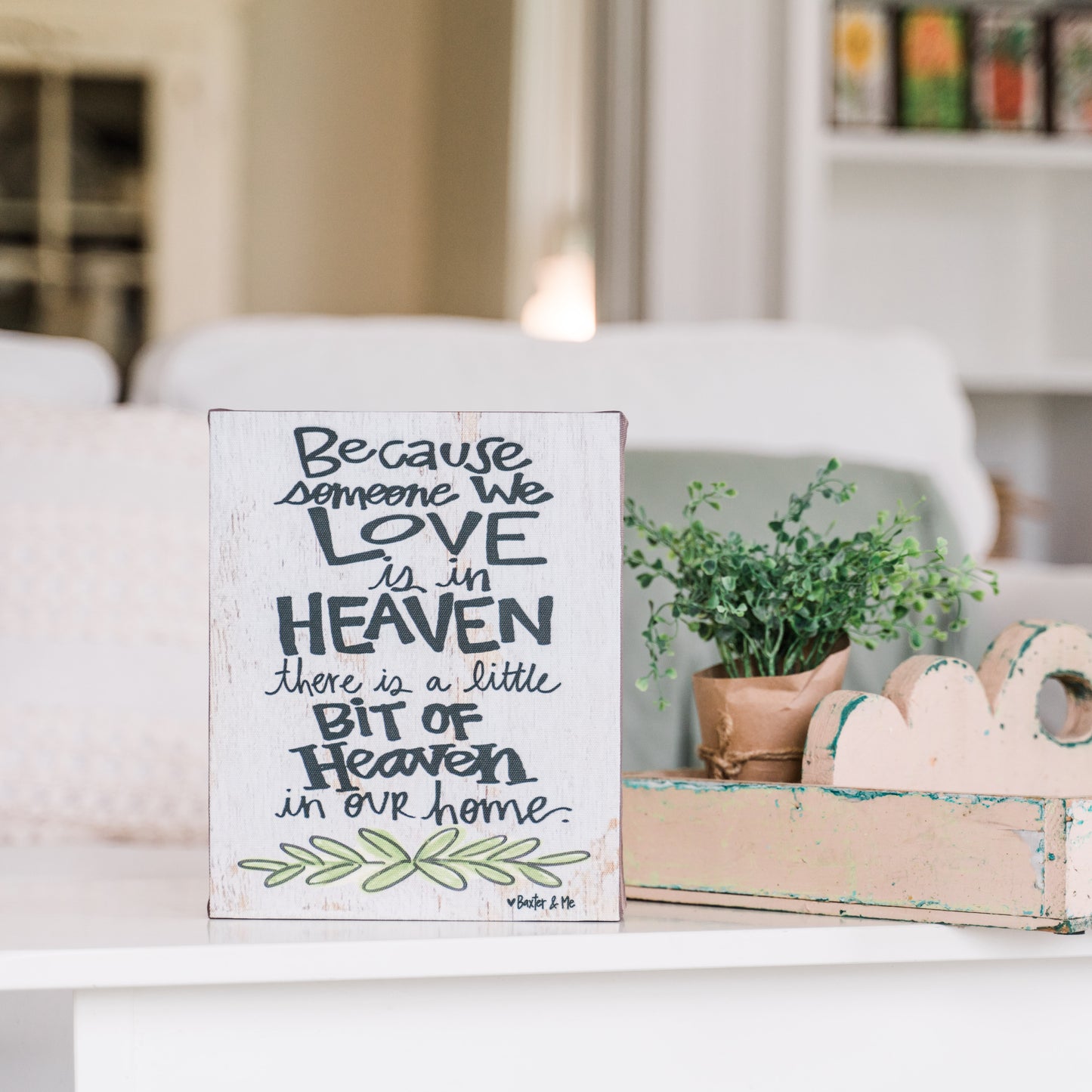 Heaven - Wrapped Canvas; 8" x 10"