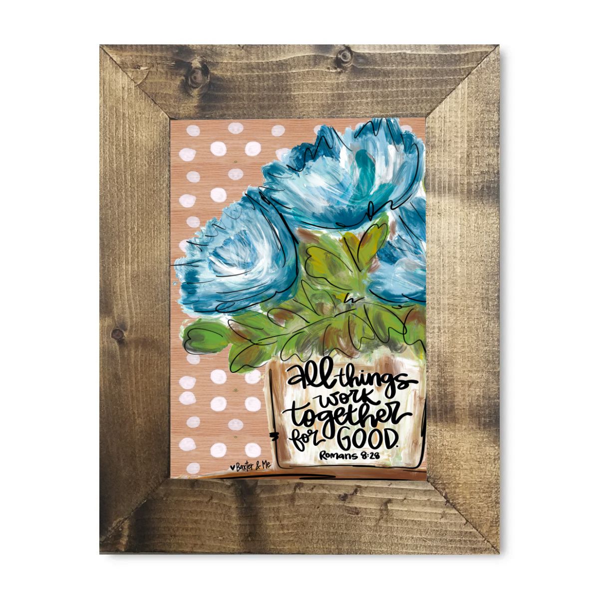 All Things Work Together Framed Art