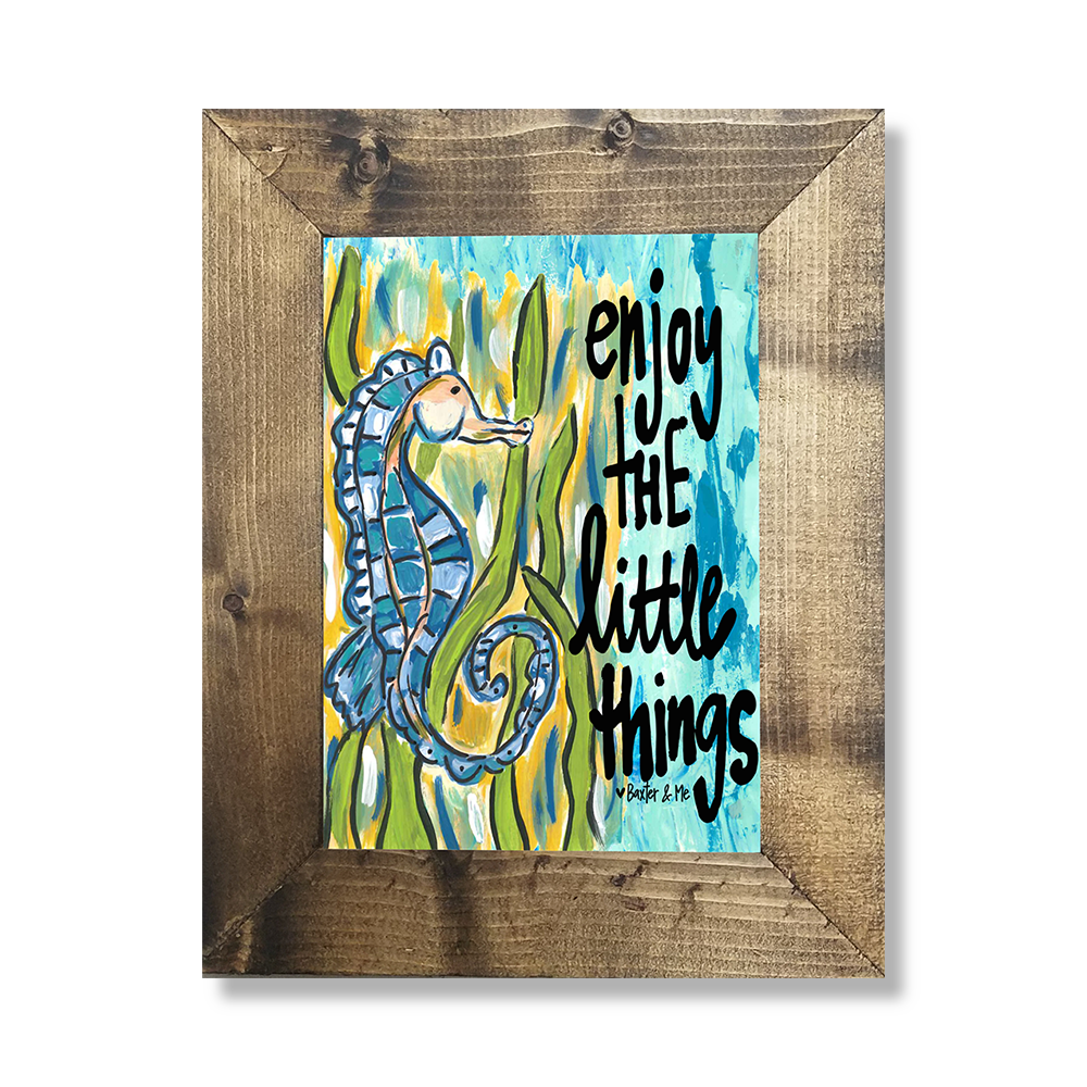 Sea Horse - Framed Art
