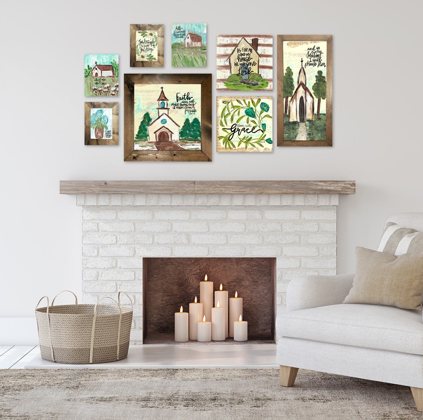In Every Season Praise Him - Framed Art