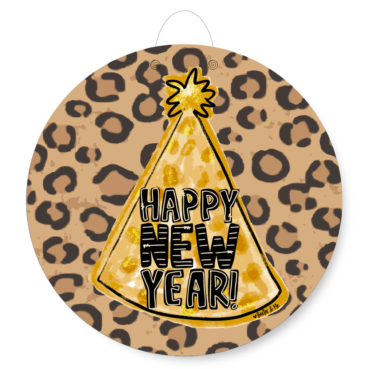 Happy New Year Door Hanger