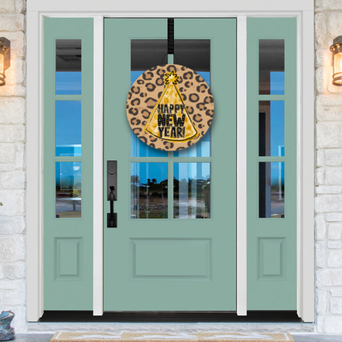 Happy New Year Door Hanger
