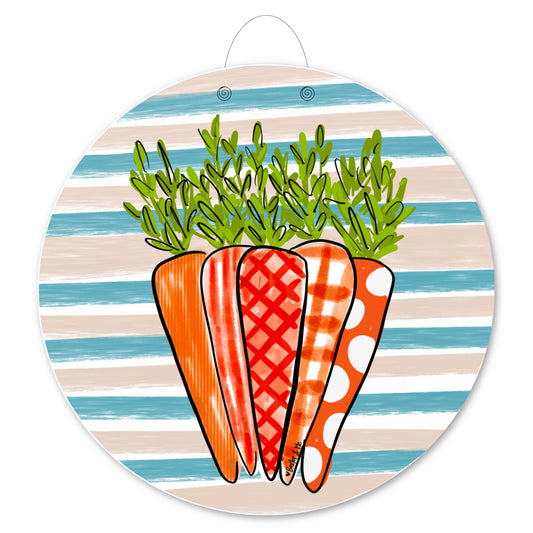 5 Carrots Door Hanger