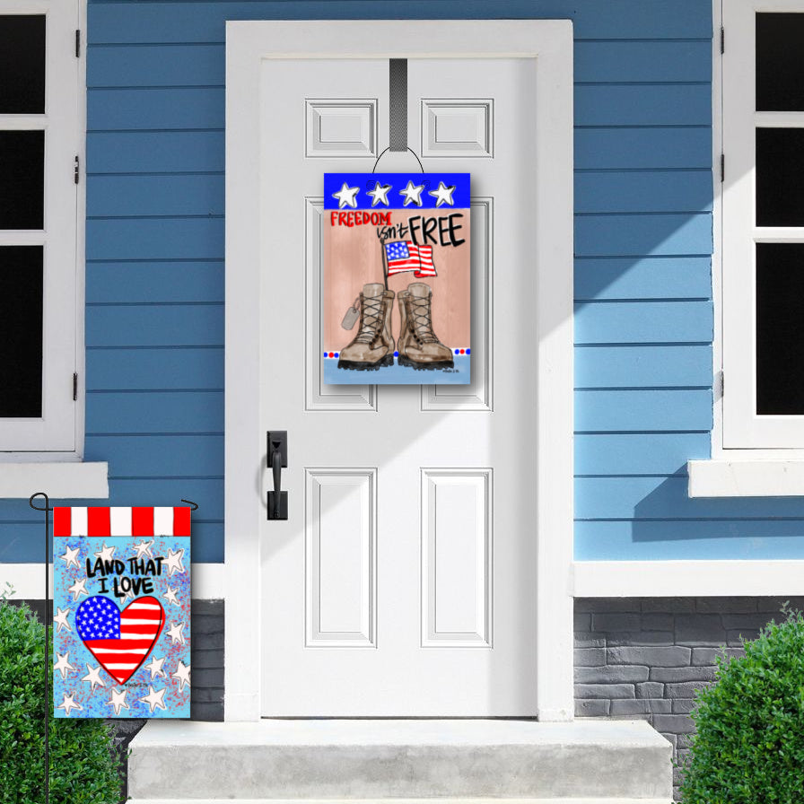 Freedom Isn't Free Door Hanger