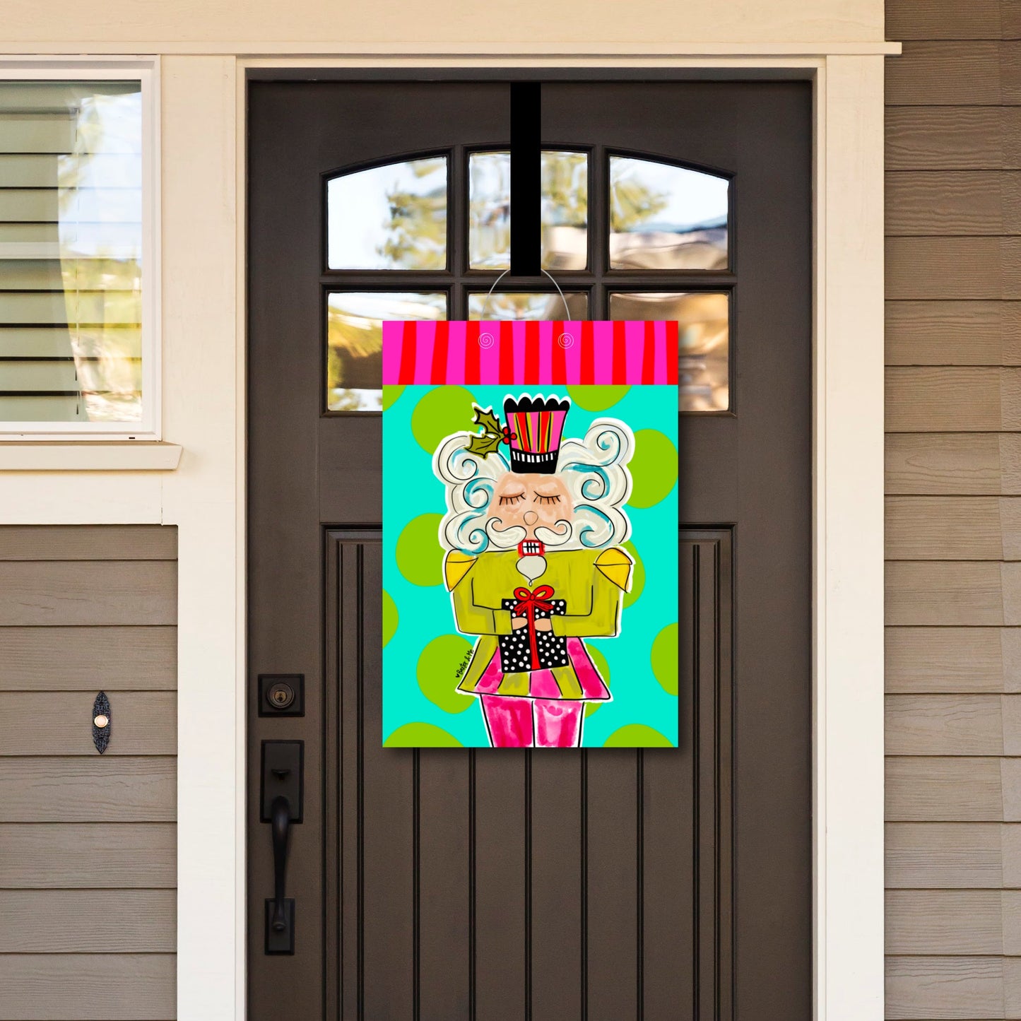 Funky Nutcracker Door Hanger