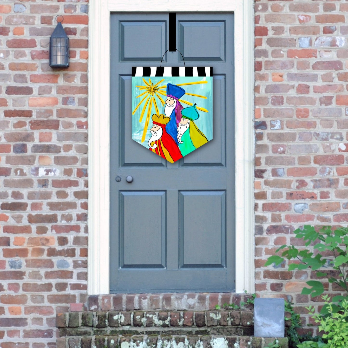 Colorful Wise Men Still Seek Him Door Hanger
